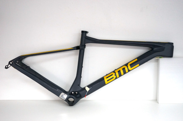 BMC TeamElite 01 Rahmenset (2020) race grey / yellow - Gr. S