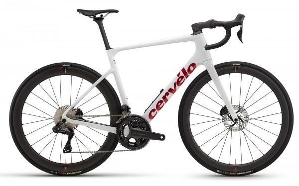 Cervelo Caledonia-5 Ultegra Di2 2x12 (2026) Vanilla/Cherry
