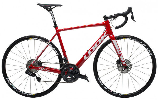 LOOK 785 Huez DISC ULTEGRA Di2 Hydr. Aksium 2019 red glossy 19