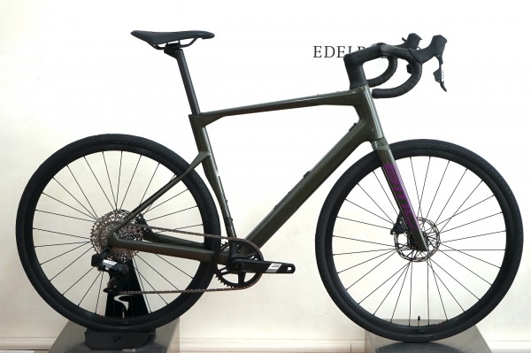 BMC Roadmachine X THREE (2024)  Apex XPLR AXS 1x12 | steel green / purple