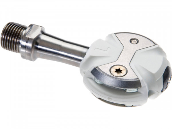 Speedplay Zero Pedalsystem inkl. Walkable Cleats Titanium / weiss / Road, Triathlon, Training