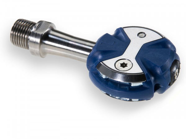 Speedplay Zero Pedalsystem inkl. Walkable Cleats Titanium / blau / Road, Triathlon, Training