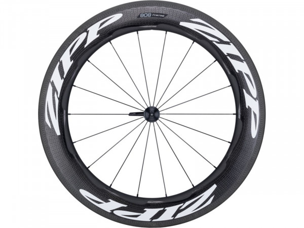 Zipp Laufrad 808 Firecrest Carbon Clincher Zipp 177, V3 / 24 / hinten / SRAM/Shimano / weiß