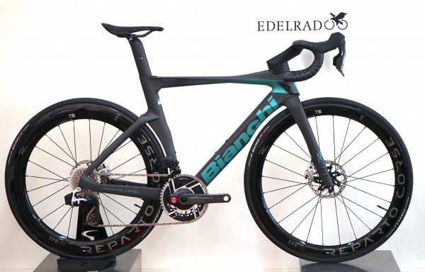 Bianchi OLTRE RC Sram Red AXS 2x12 (2025) YUB20 ZW carbon-ud / metallic-celeste