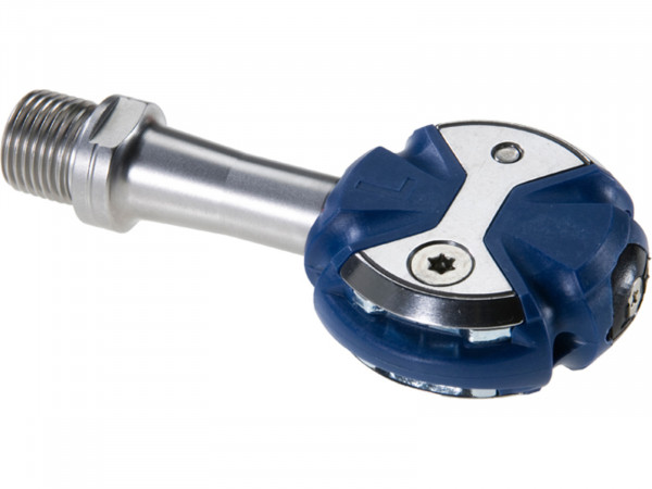 Speedplay Zero Pedalsystem inkl. Walkable Cleats Edelstahl / blau / Road, Triathlon, Training