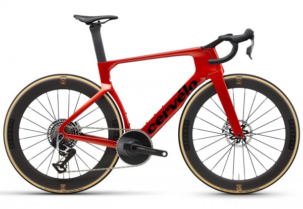 Cervelo S5 Sram RED AXS 1x13 (2026) carnelian-red | Powermeter | DT180