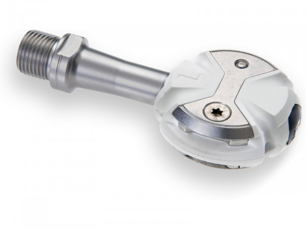 Speedplay Zero Pedalsystem inkl. Walkable Cleats Edelstahl / weiss / Road, Triathlon, Training