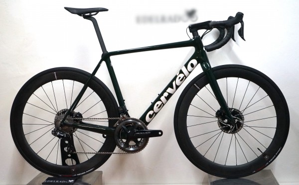 Cervelo R5 Disc DuraAce Di2 (2021) green/gold/white