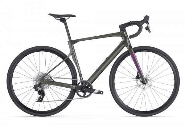 BMC Roadmachine X THREE (2024) Apex XPLR | steel green / purple