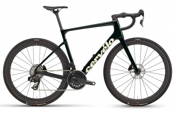 Cervelo Caledonia-5 Sram Force AXS 2x12 (2026) Emerald/Cream