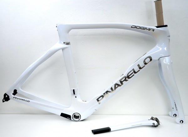 Pinarello Dogma F Rahmenset crystal white CB632 | Rim-Brake / Felgenbremse