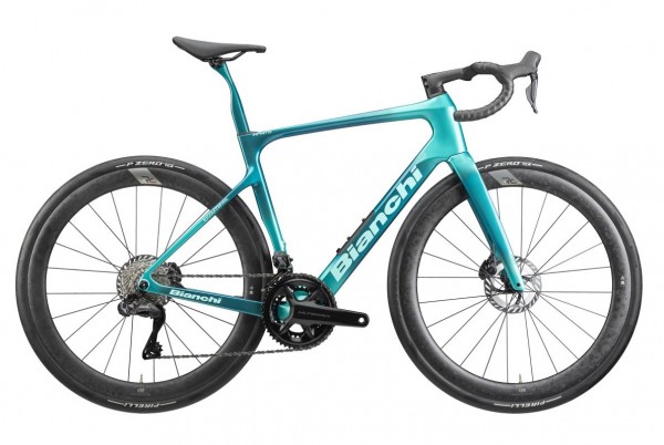 Bianchi Infinito PRO Ultegra Di2 12sp (2027) 4iiii Power Meter YVB3K / 8B Celeste Sfumato