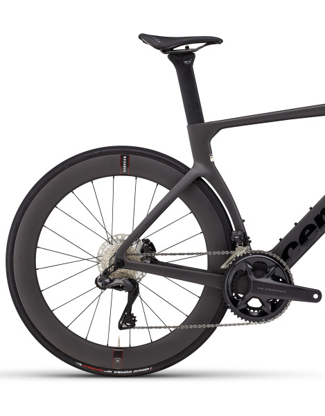 Cervelo S5 Disc Ultegra Di2 2x12 2023 five black edelrad