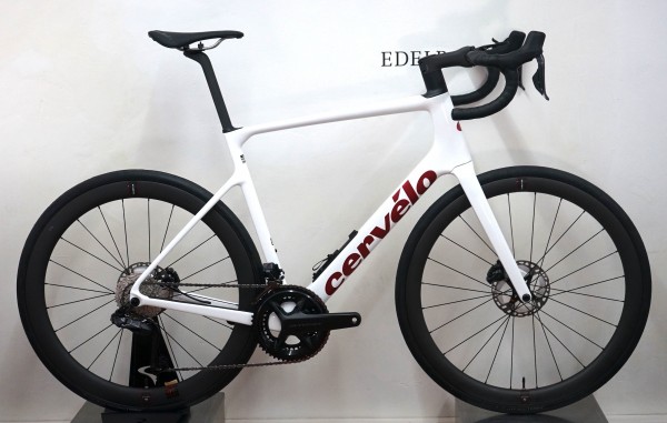Cervelo Caledonia-5 Ultegra Di2 2x12 (2026) Vanilla/Cherry