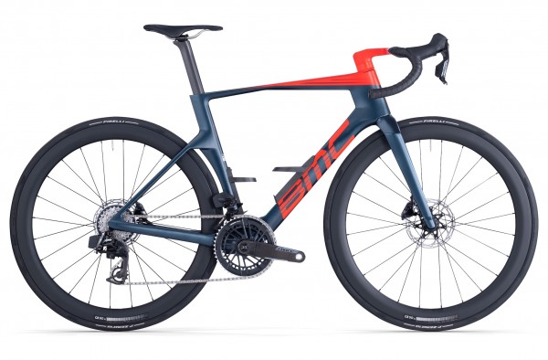 BMC TeamMachine R 01 THREE (2026) | New Force AXS 2x12 | Deep Sea / Neon Red