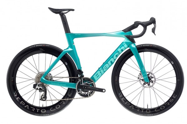 Bianchi OLTRE RC Sram Red AXS 2x12 (2025) YUB20 ZE metallic-celeste / CK16