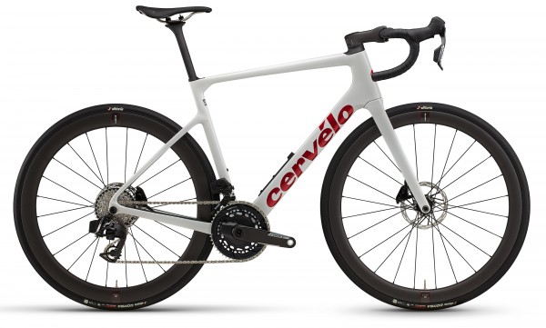 Cervelo Caledonia-5 Sram Force AXS 2x12 (2026) Vanilla/Cherry