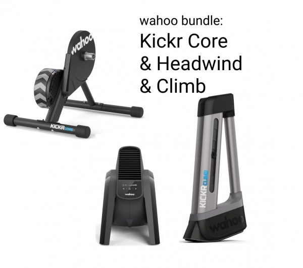 Wahoo Bundle: KICKR CORE & HEADWIND & CLIMB
