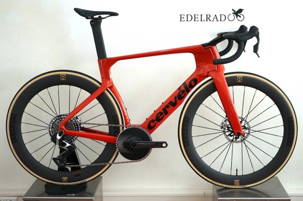 Cervelo S5 Sram RED AXS 1x13 (2026) carnelian-red | Powermeter | DT180