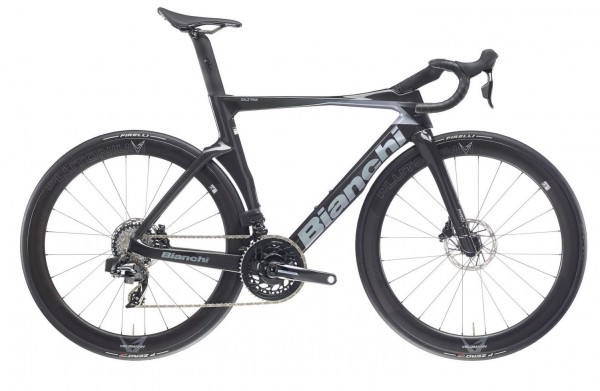 Bianchi OLTRE PRO Sram Force AXS 2x12 (2025) YUB27 ZH Carbon UD/Pearlized Iridescent - full glossy