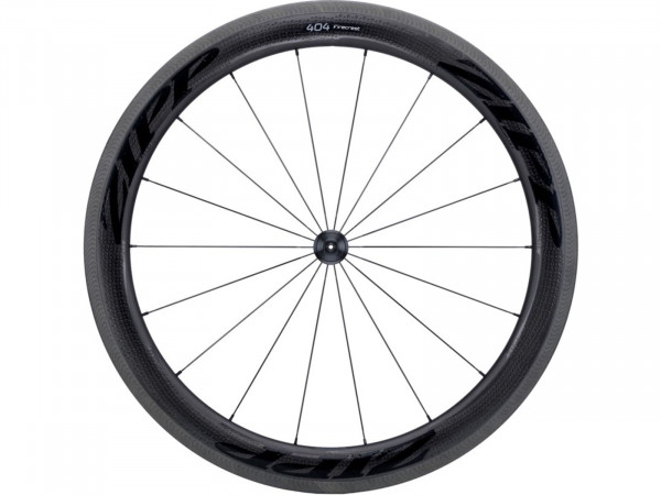Zipp Laufrad 404 Firecrest Carbon Clincher Zipp 77, V3 / 18 / vorne / schwarz